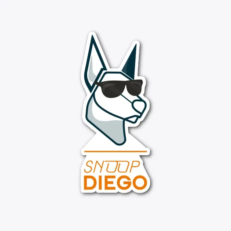 SnoopDiego - Logo Die-Cut Sticker